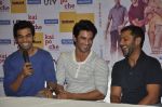 Sushant Singh Rajput, Raj Kumar Yadav, Abhishek Kapoor at Kai po che DVD launch in Infinity Mall, Mumbai on 10th May 2013 (55).JPG
